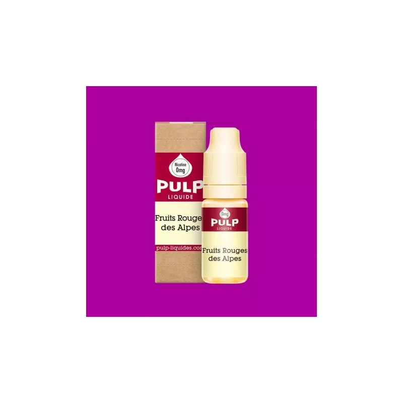 Pulp Fruits Rouges des Alpes 10ml Vapitex Maroc