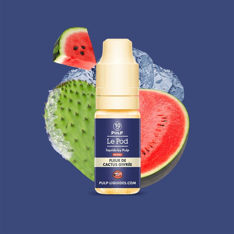 Le Pod Liquide Fleur de Cactus Givrée - 10ml Vapitex Maroc