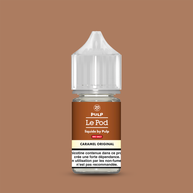 Le Pod Liquide Caramel Original - 30ml Vapitex Maroc