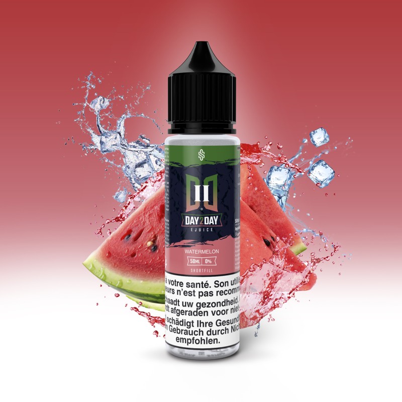 Day2Day -  Watermelon 50ML, 00MG/03MG/06MG Vapitex Maroc